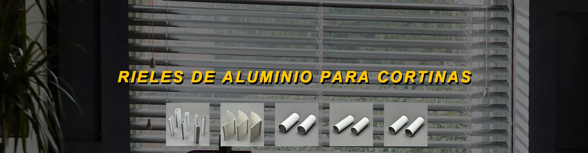 Rieles de Aluminio para Cortinas Rieles de Aluminio para Cortinas