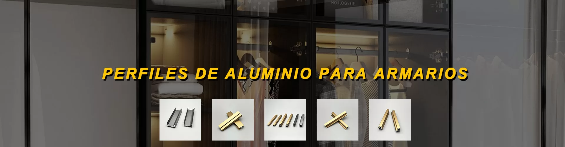 Perfiles de Aluminio para Armarios Perfiles de Aluminio para Armarios